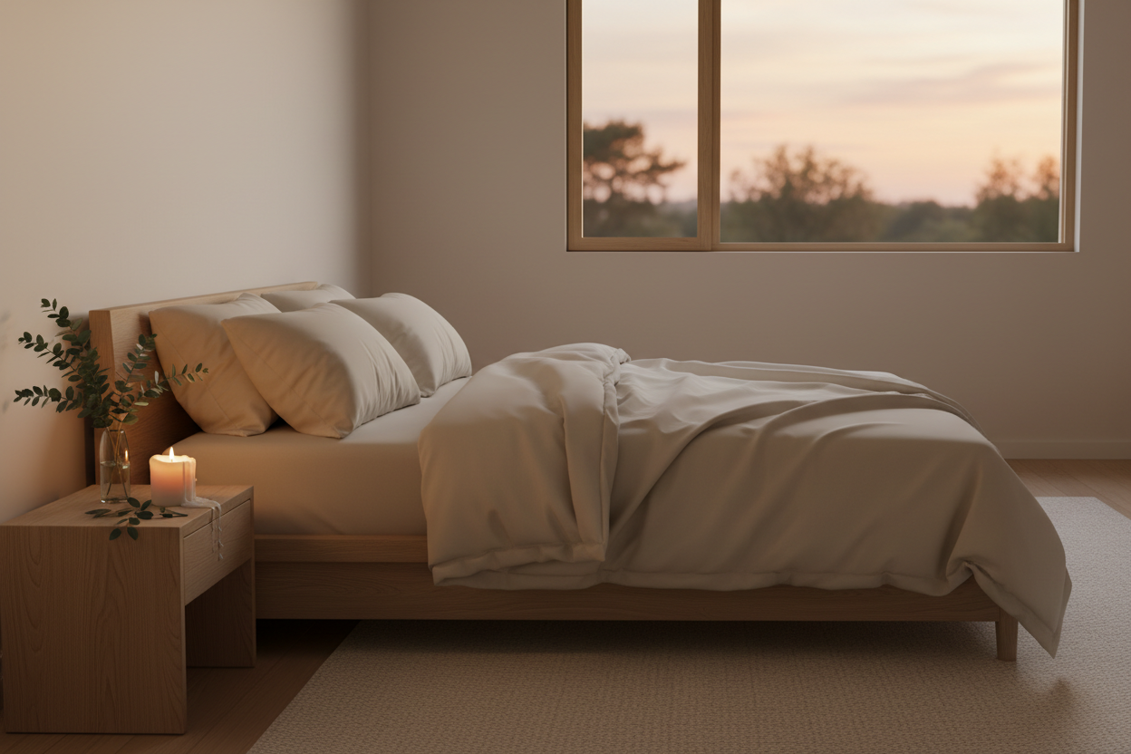 Chambre sanctuaire au crépuscule